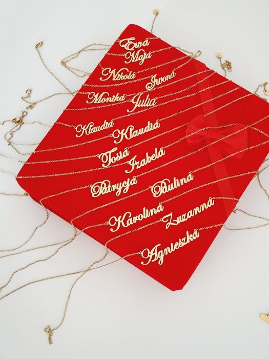 Łańcuszek z imieniem oraz inne modele stal chirurgiczna Piaseczno