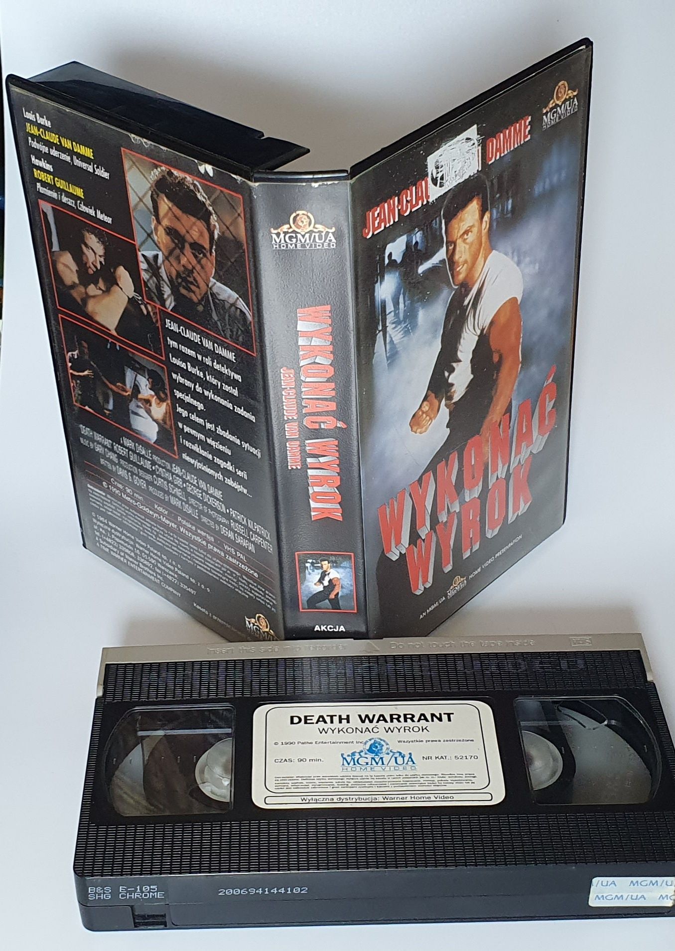 Zestaw 6 kaset VHS "Kosiarz umysłów" "Wykonać wyrok"