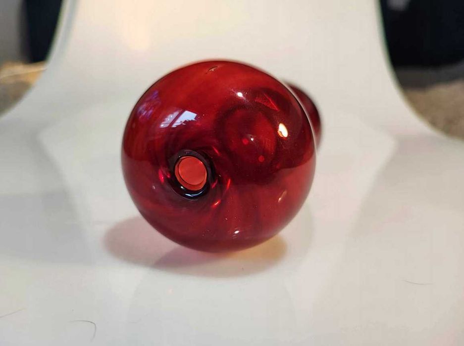 Przedwojenny grzybek,uchwyt szklany do cerowania skarpetek