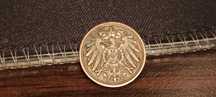 1 Reichfennig Cesarstwo Niemcy 1916,A.Brąz