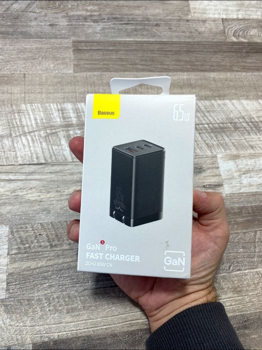 Baseus 65W, зарядний пристрій + кабель!