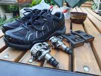 Buty shimano mt 34,pedały pd 505,platformy