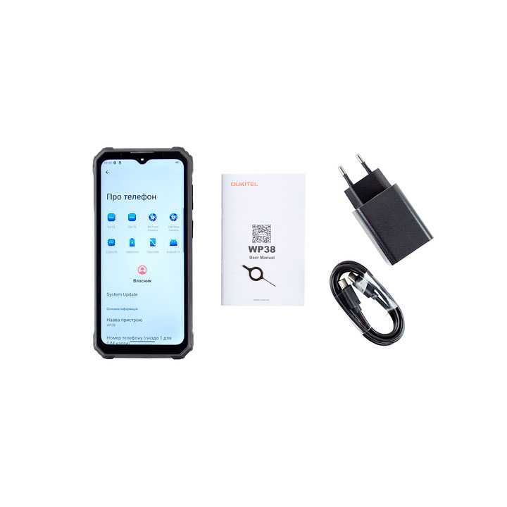 Oukitel WP38 12(6+6)Gb/256Gb 10600mAh кращий протиударний телефон