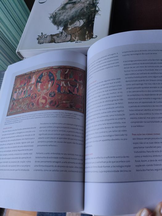 Lévi-Strauss volume encadernado coleção Grandes Pensadores do jornal