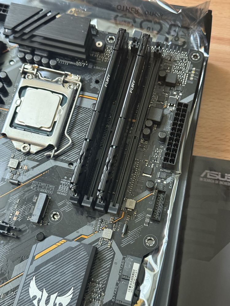 Комплект i5 10400F + 16 GB Kingston DDR4 + Asus Tuf Gaming B460 Plus