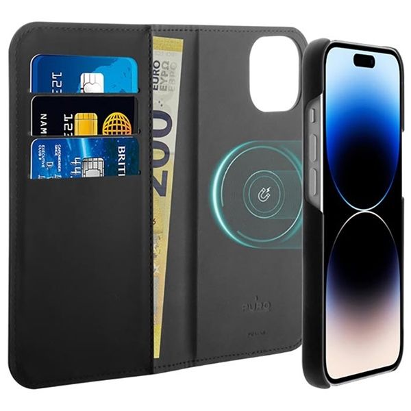 Oryginalne Etui Puro Wallet Detachable Iphone 14 Pro Max 6,7" 2W1