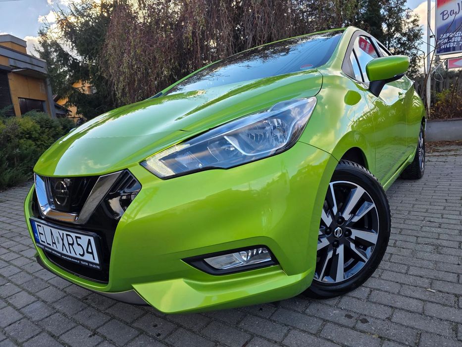 Nissan Micra 90KM Klimatr PDC Navi LED Keyless GRZANE Fotele ORG Lakier 84TkmSERWIS