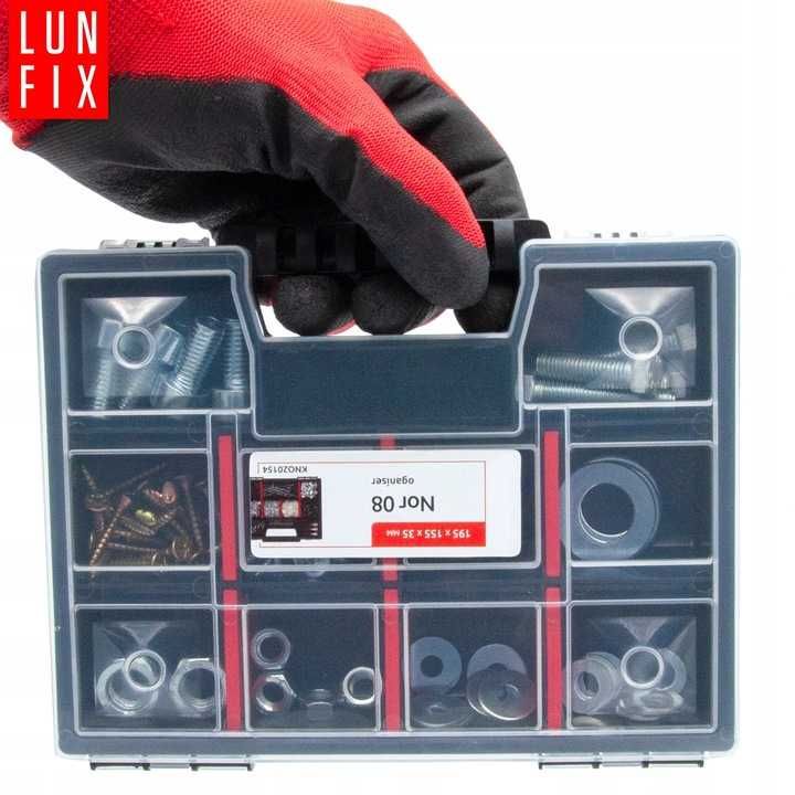 Organizer narzędziowy modułowy 195x155x35mm box skrzynia walizka