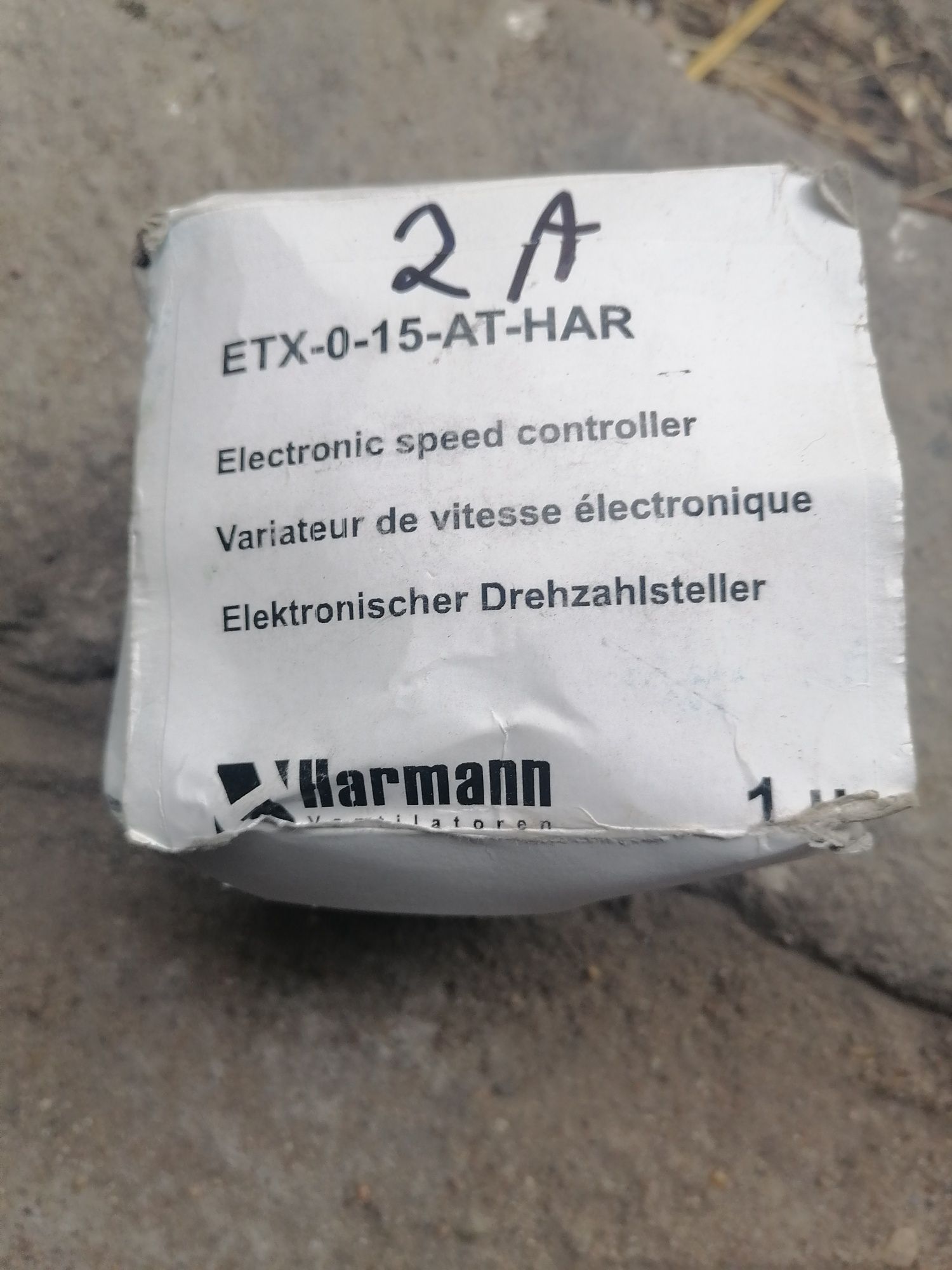 Regulator obrotów wentylatora harmann ETX 15 Harmann