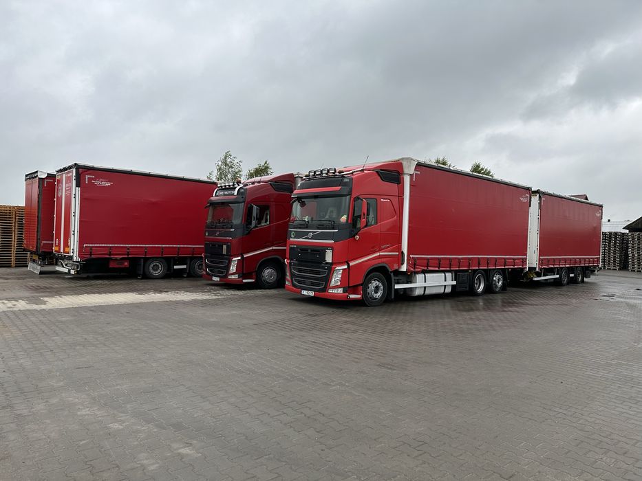 Volvo FH4 , 500 km 2016rok zestaw 7.7+7.7 jumbo