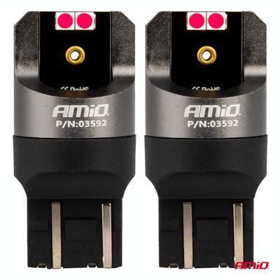 Żarówki Led Canbus Seria Pro W21/5W 4X3030 Smd Red