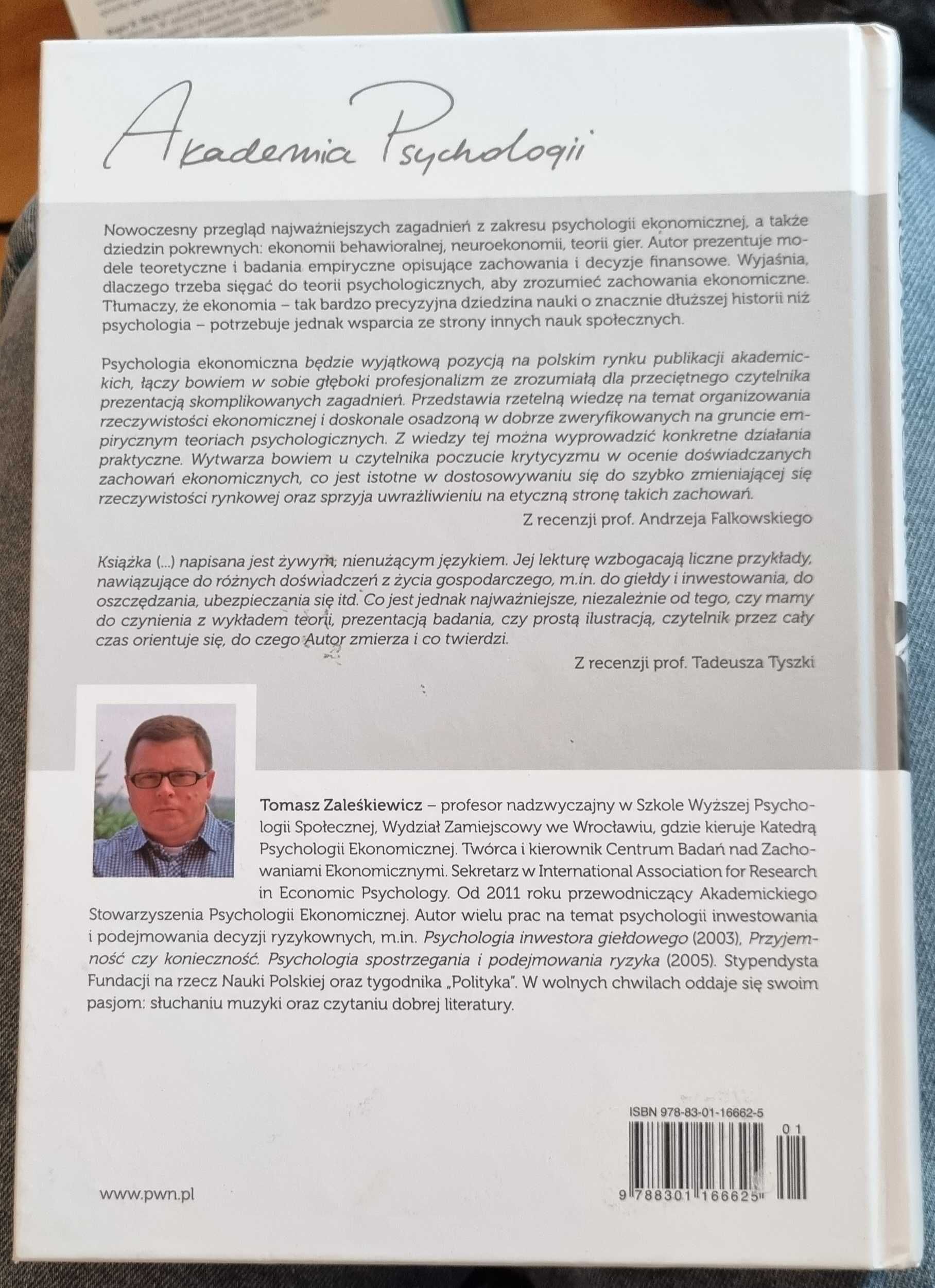 Psychologia ekonomiczna Tomasz Zaleśkiewicz