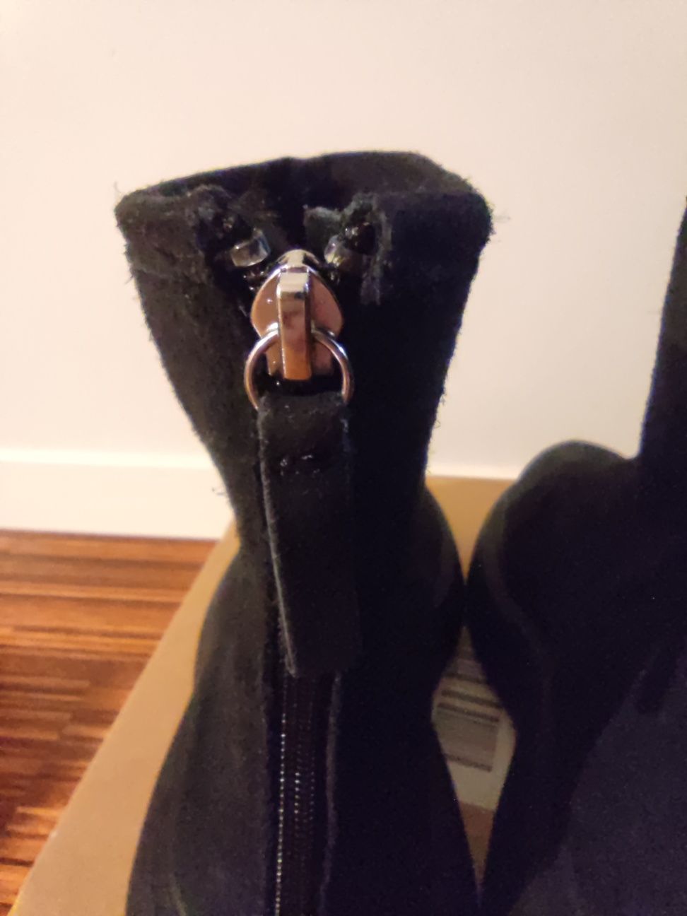 Ocieplane zamszowe (real suede) buty H&M Premium Selection. TANIEJ!!!