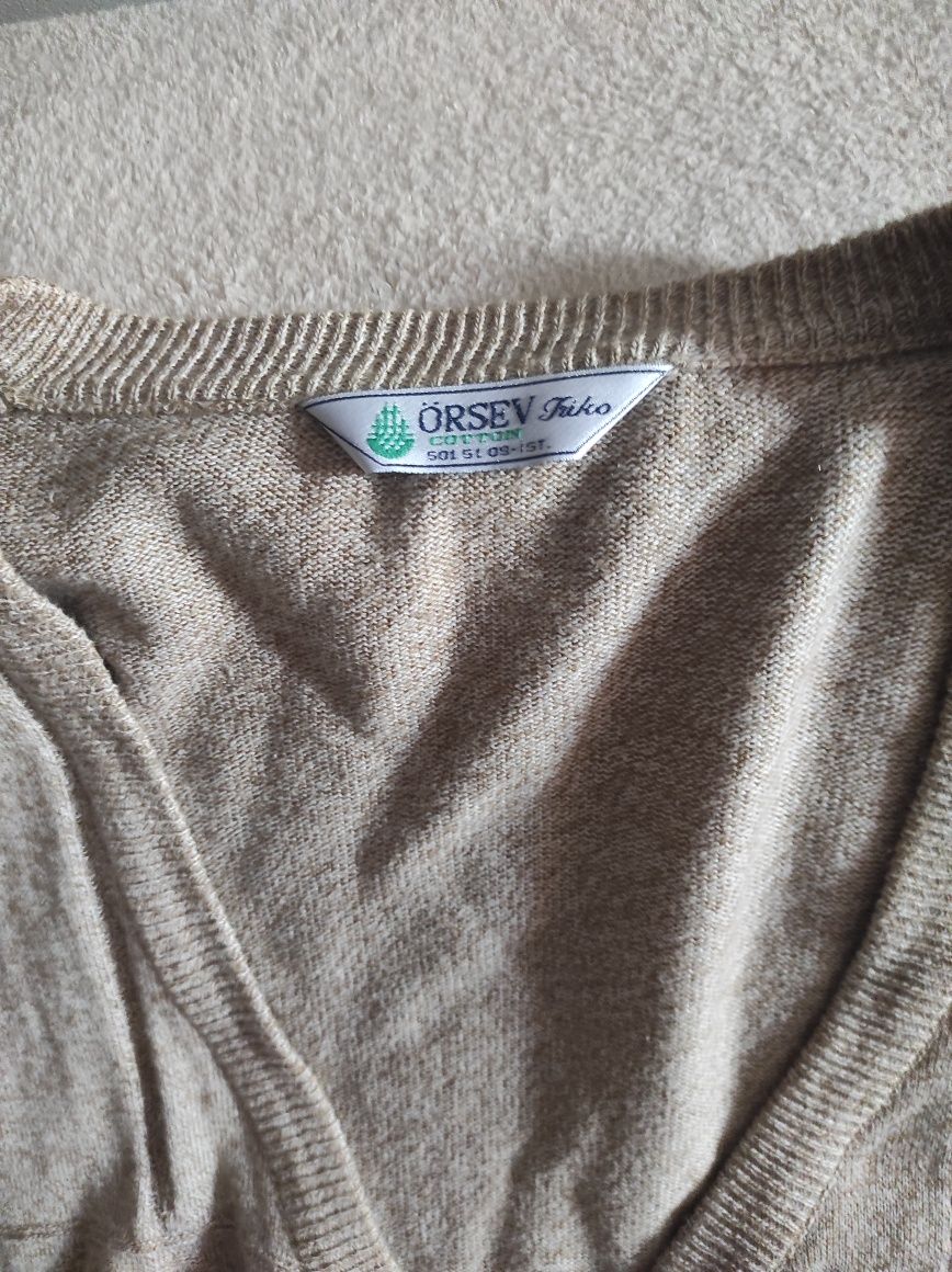 Kardigan sweter bawełna vintage