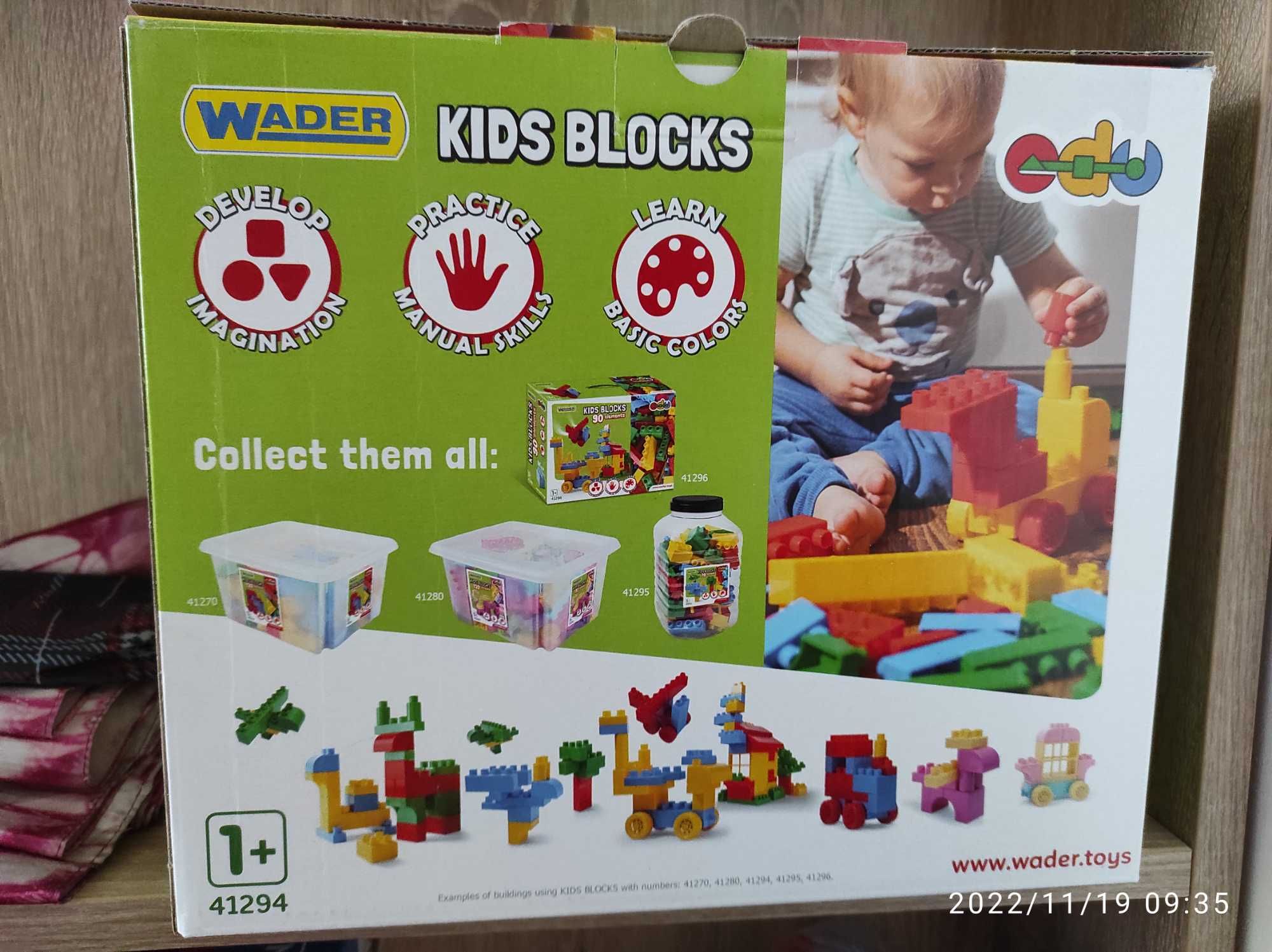Wader klocki  Kids Blocks 50 elementów