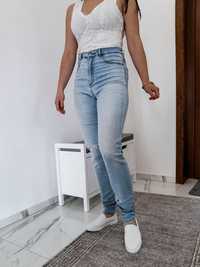 Spodnie jeansowe jasny jeans m