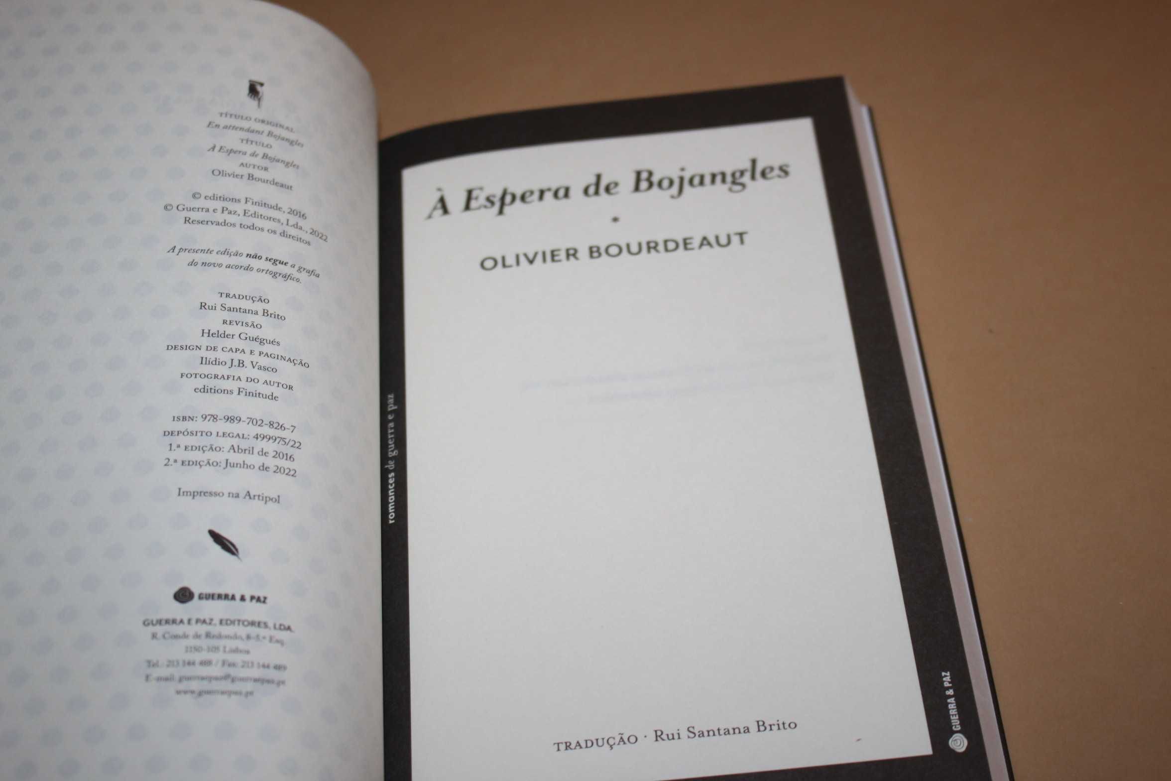 À Espera de Bojangles// Olivier Bourdeaut