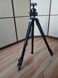 Wysoki statyw Goldphoto + Głowica kulowa Manfrotto
