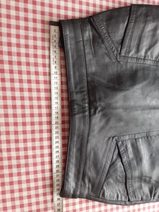 Spódnica że skóry naturalnej