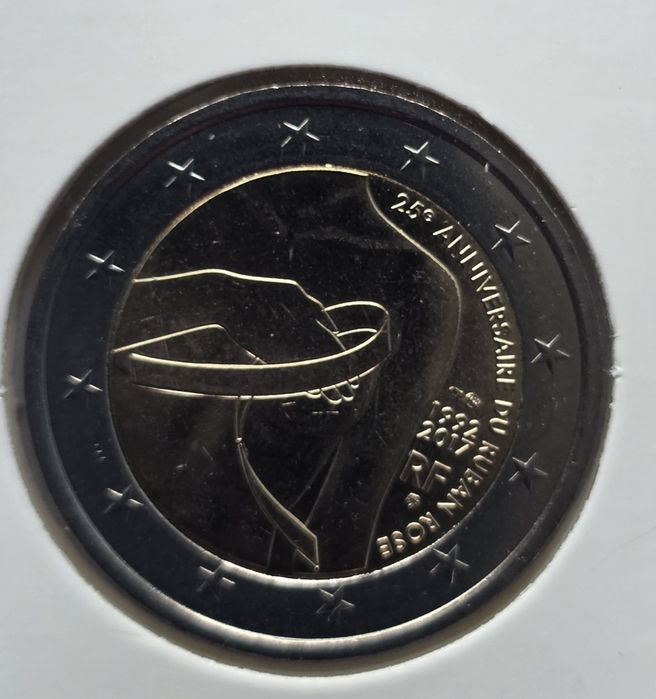 2 eur França 2022 cancer unc