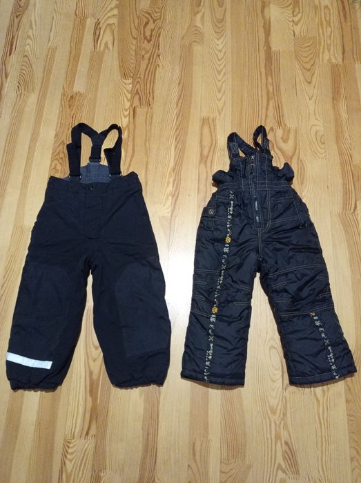 Полукомбинезоны зимние для мальчика H&M, Kiko р.98, р.104, б/у