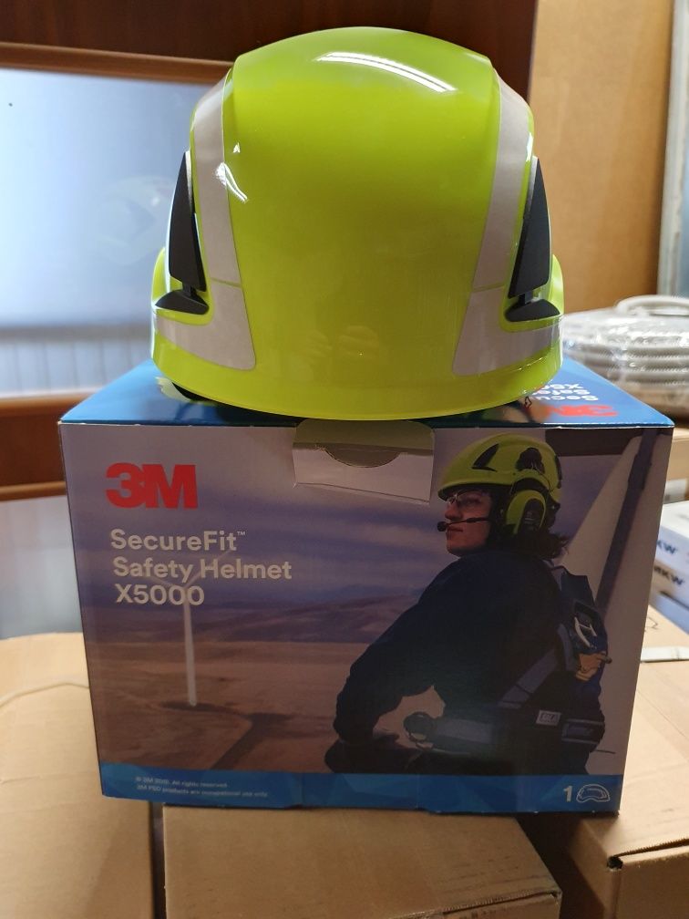 Nowy Hełm 3M kask budowlany ochronny  SecureFit X5000 Seledyn