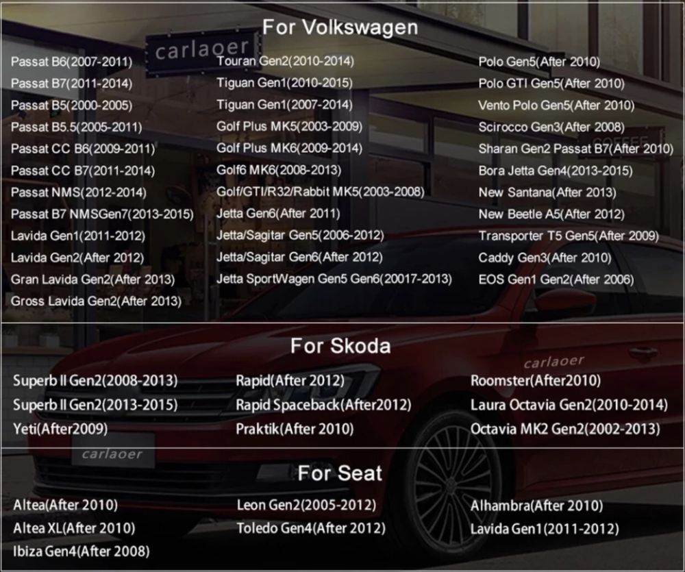 Штатная магнитола VW Golf/Polo/Tiguan/Passat B6/B7/Skoda Octavia/Seat
