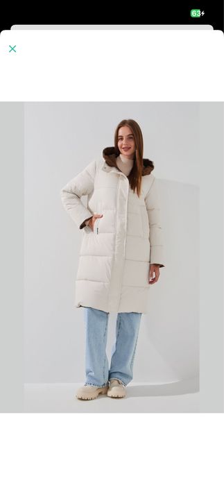 Куртка жіноча молочного кольору нова