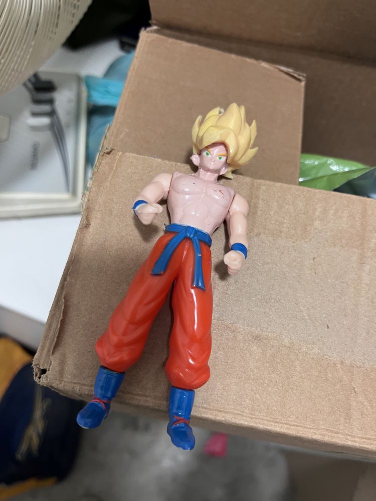 Figura brinquedo Son Goku Vintage Dragon Ball anos 90