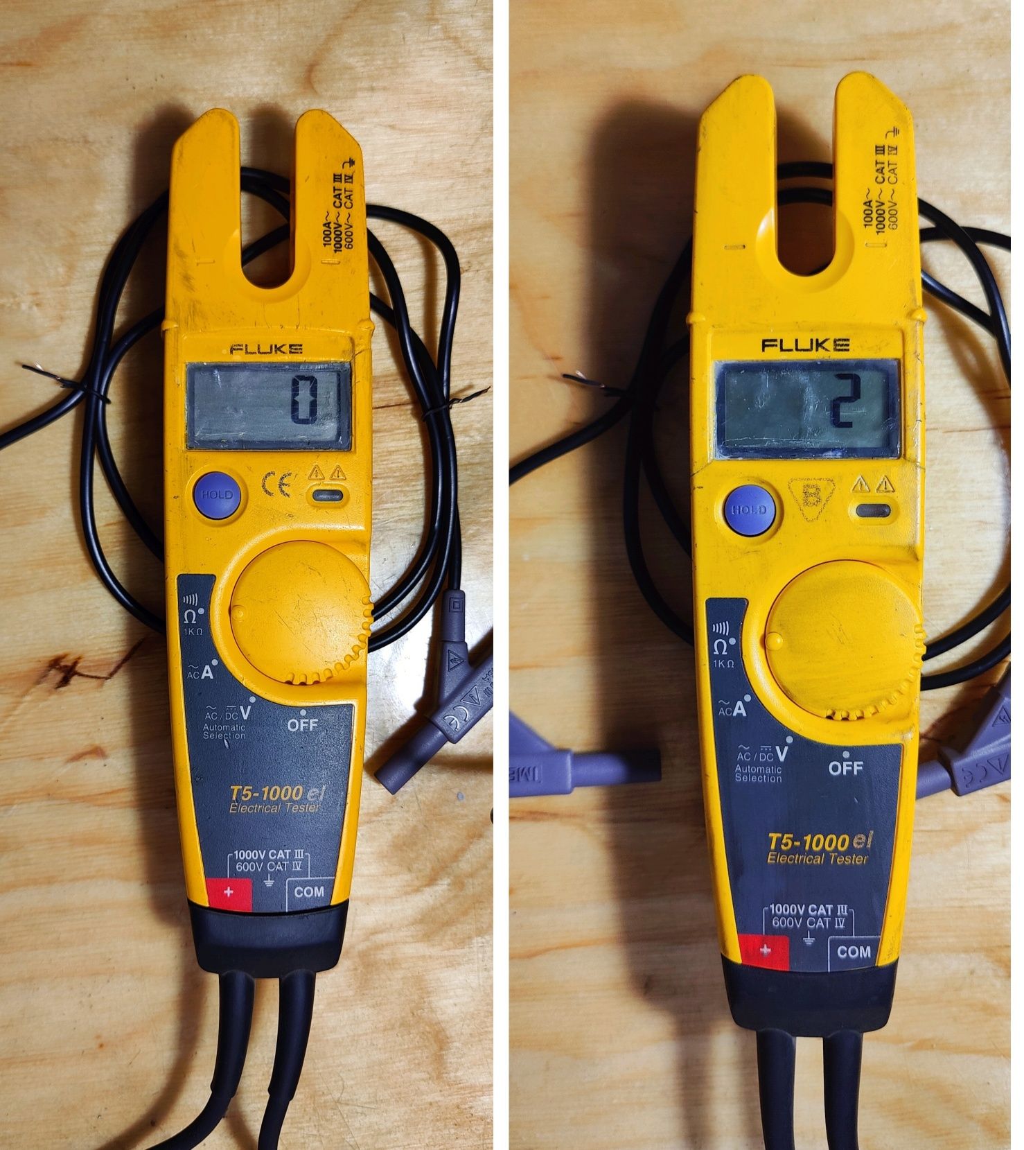 Fluke T5 - 1000 miernik multimetr tester wskaźnik