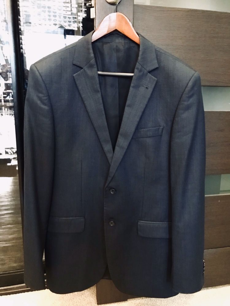 Пиджак классический мужской тёмно-синий, чёрный 3 шт.