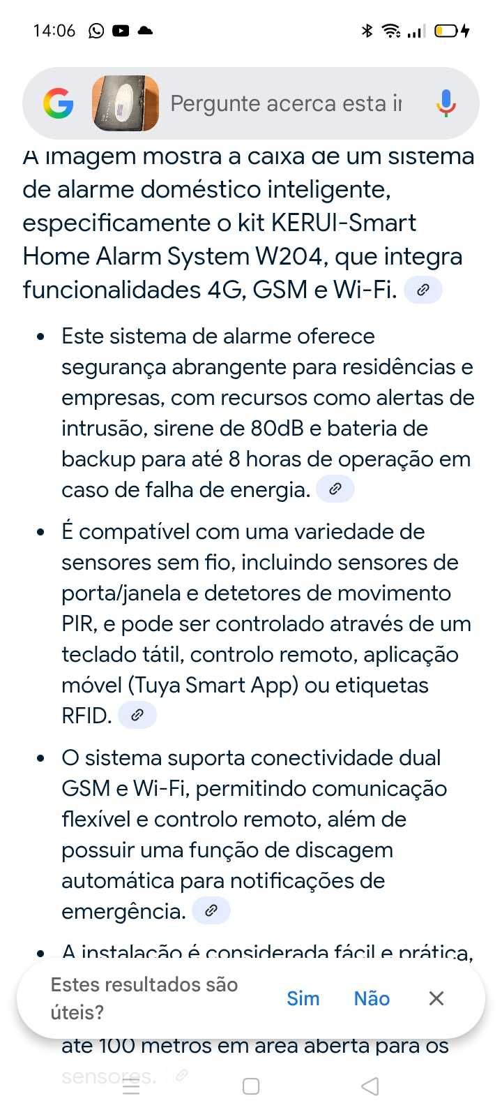 Alarme Sistem. Oportunidades