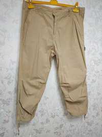Натуральні штани брюки капрі бріджі великого розміру батал штаны