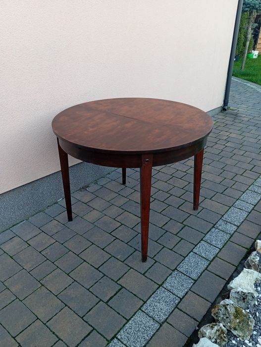 Stół okrągły PRL Transport