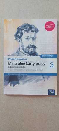 Język polski "Ponad słowami - maturalne karty pracy" 3