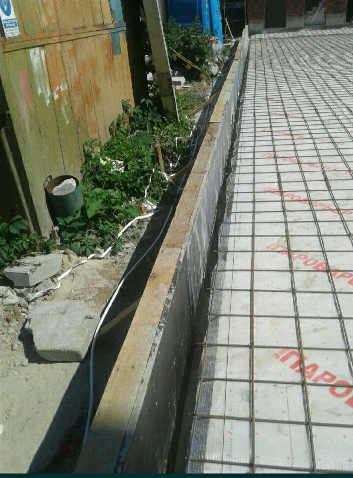Заливка бетона, фундамент,армопояс