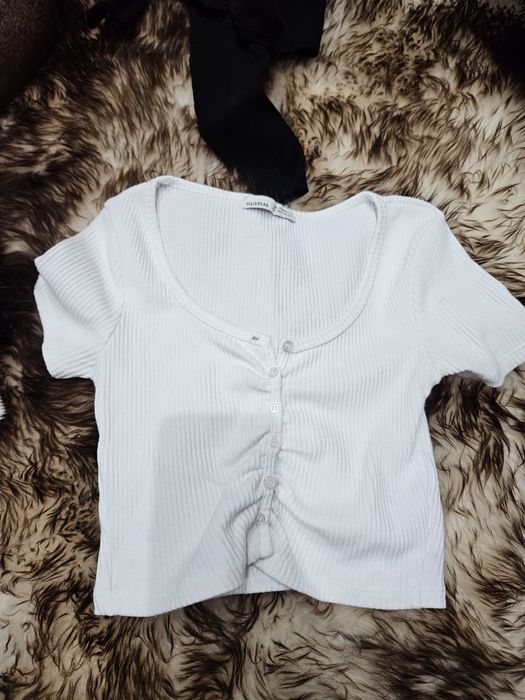 Bluzka na krótki rekaw pull bear