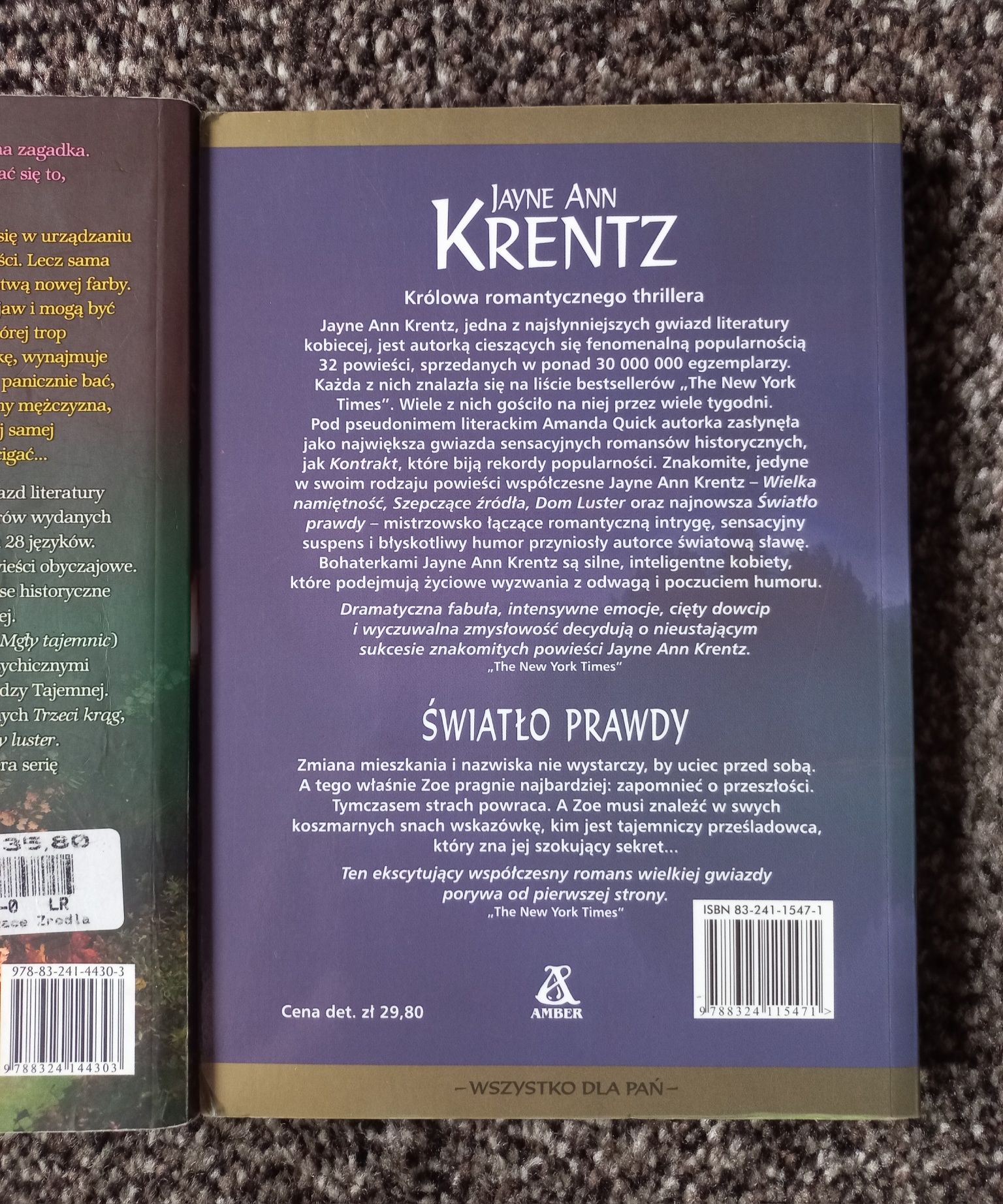 Szepczące źródła Światło prawdy Jayne Ann Krentz