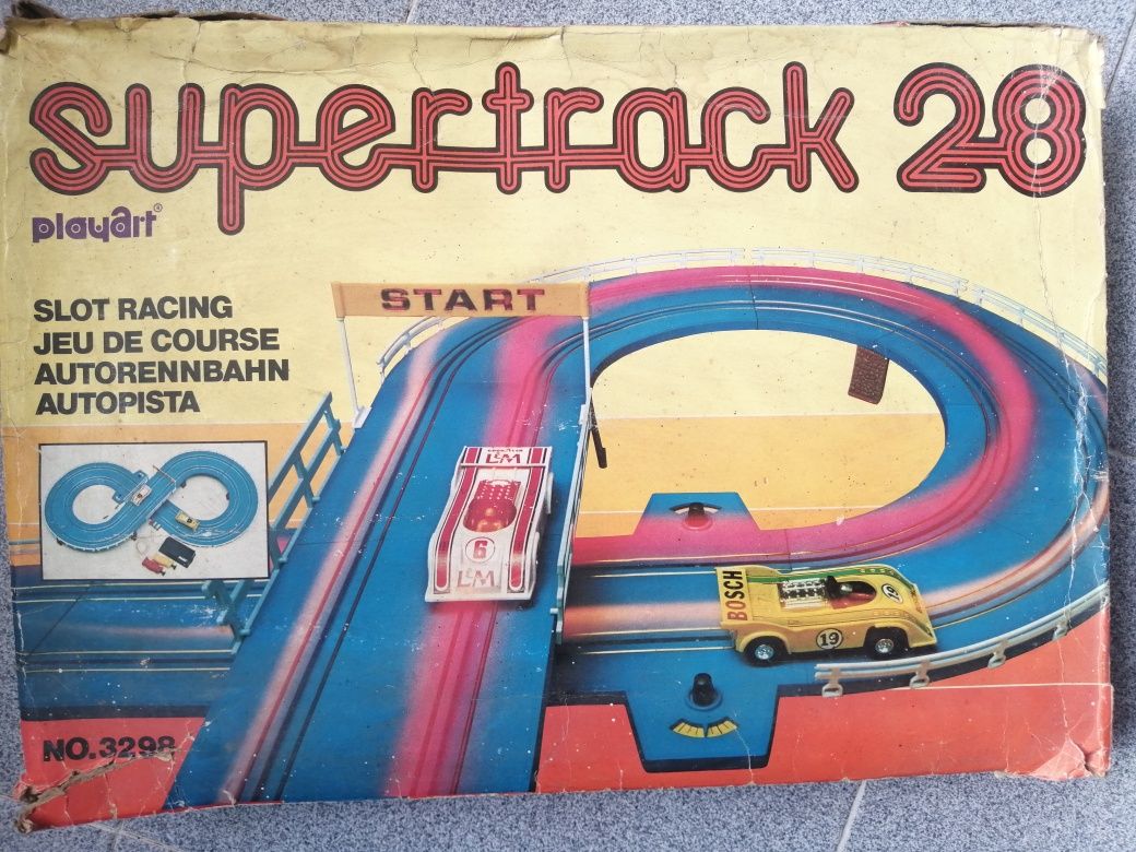 Pista de carros, anos 70