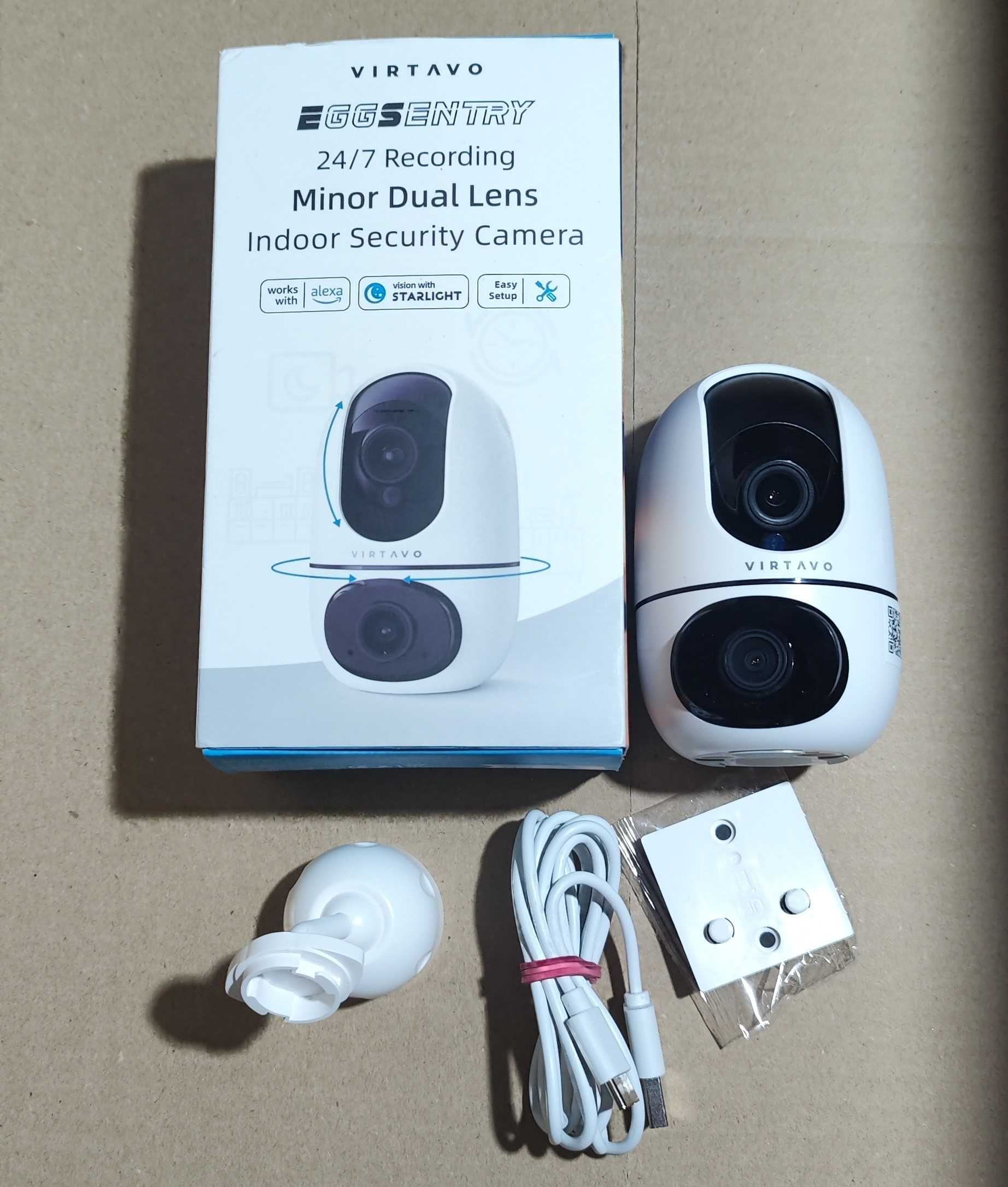 Virtavo EggSentry – Inteligentna kamera wewnętrzna WiFi