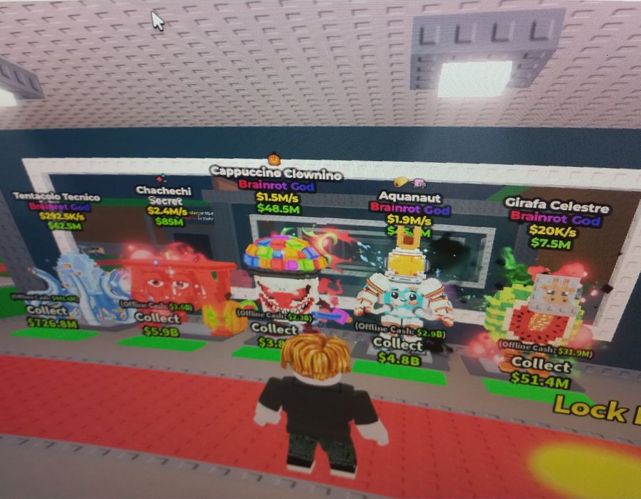 Брейнроти в грі Steal a Brainrot.