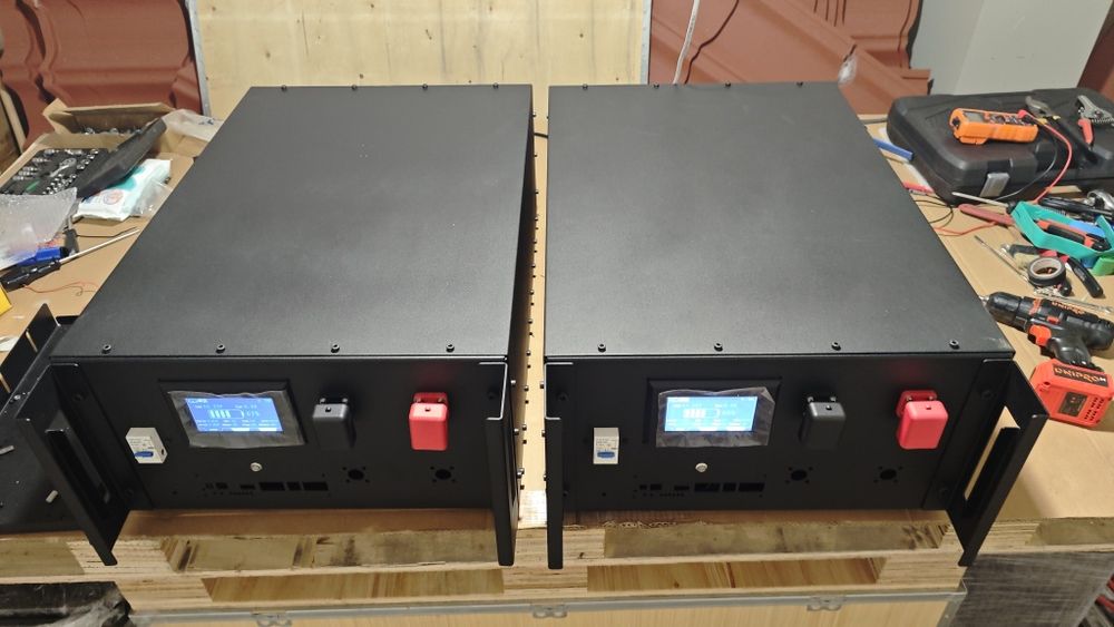 LiFePO4 акумулятор 51.2V 300Ah преміальна збірка, гарантія 5 років