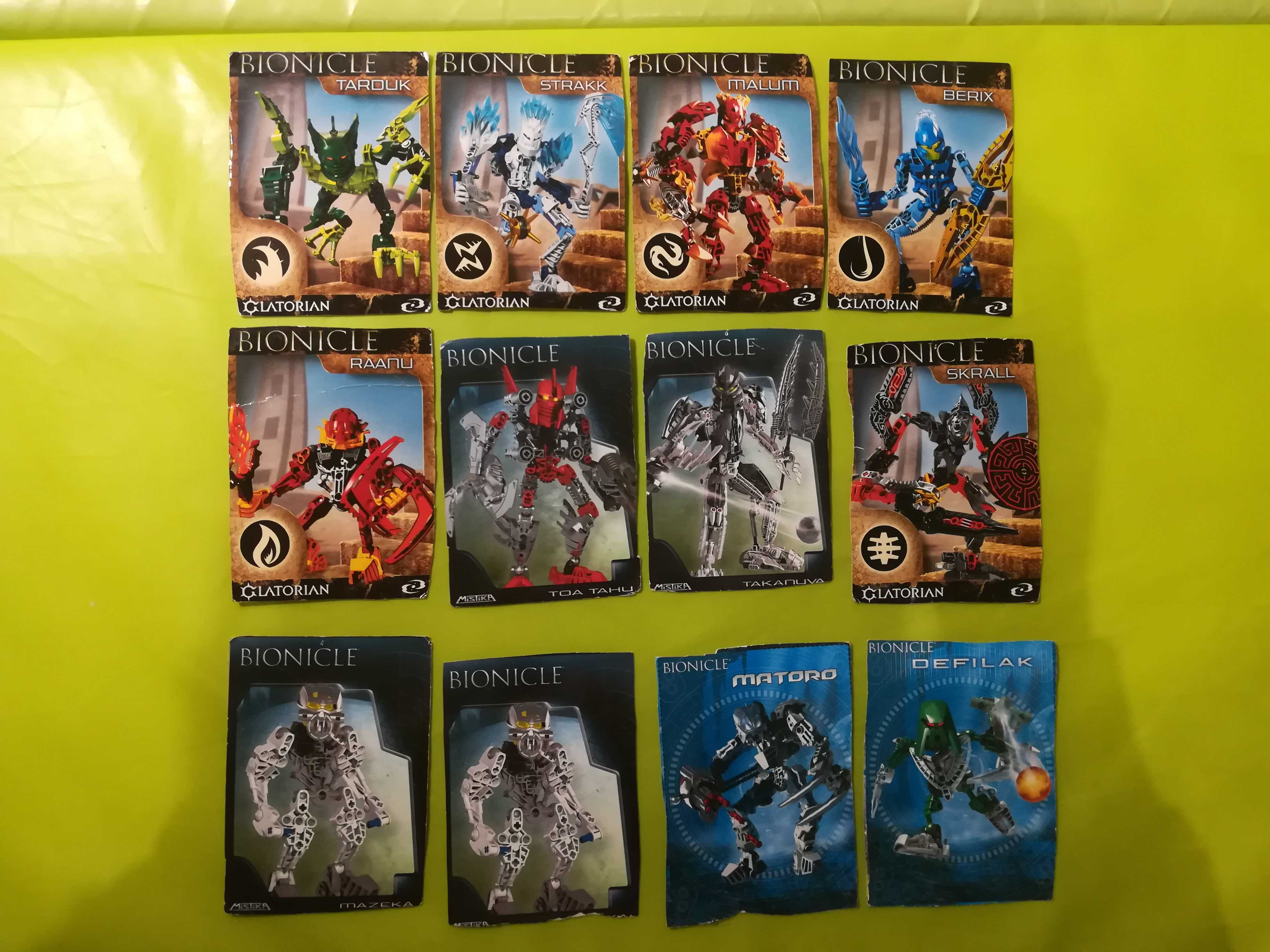 Karty kolekcjonerskie Bionicle