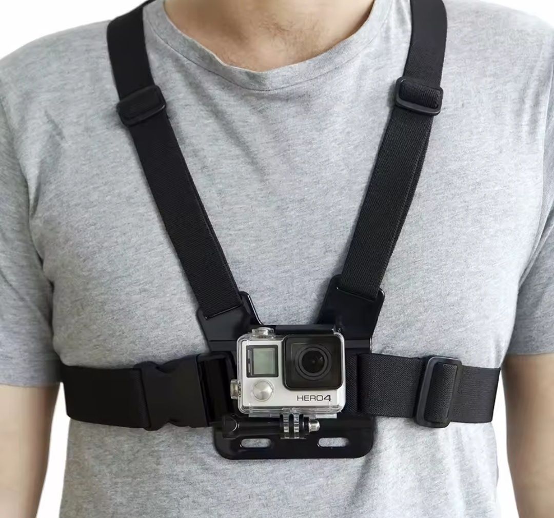 Szelki gopro xiaomi sjcam xiaoyi itp mocowanie kamerki na klatkę piers