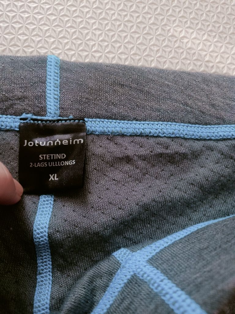 Jotunheim spodnie legginsy wełna merino męskie XL