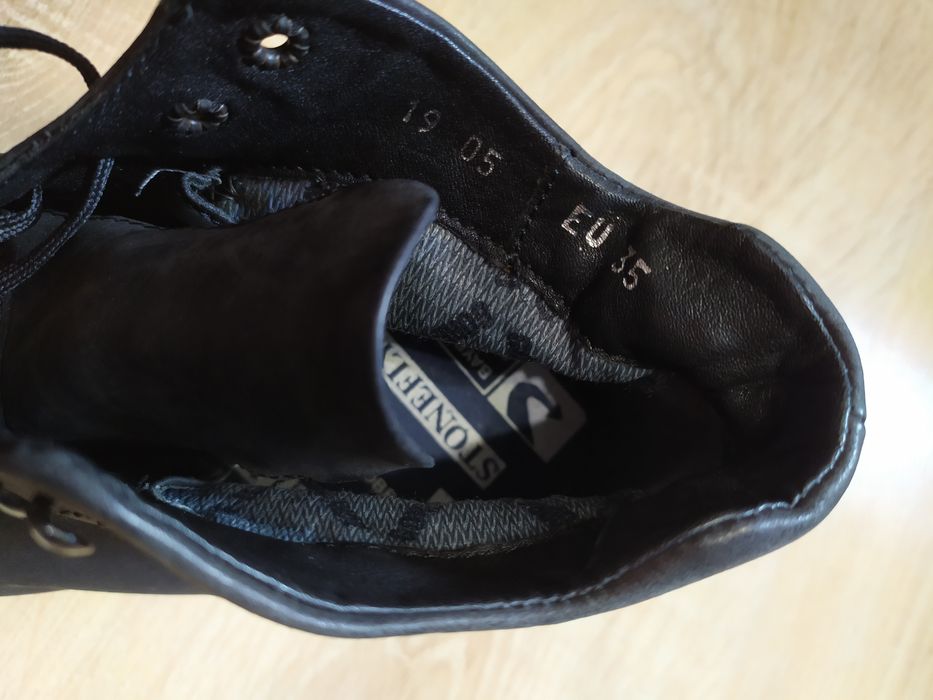 Шкіряні  черевики ботінки 35 р