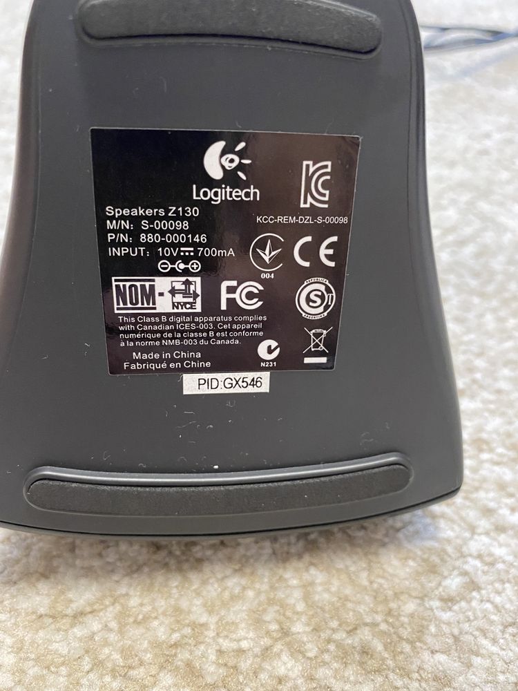 Colunas 2.0 Logitech CZ 130