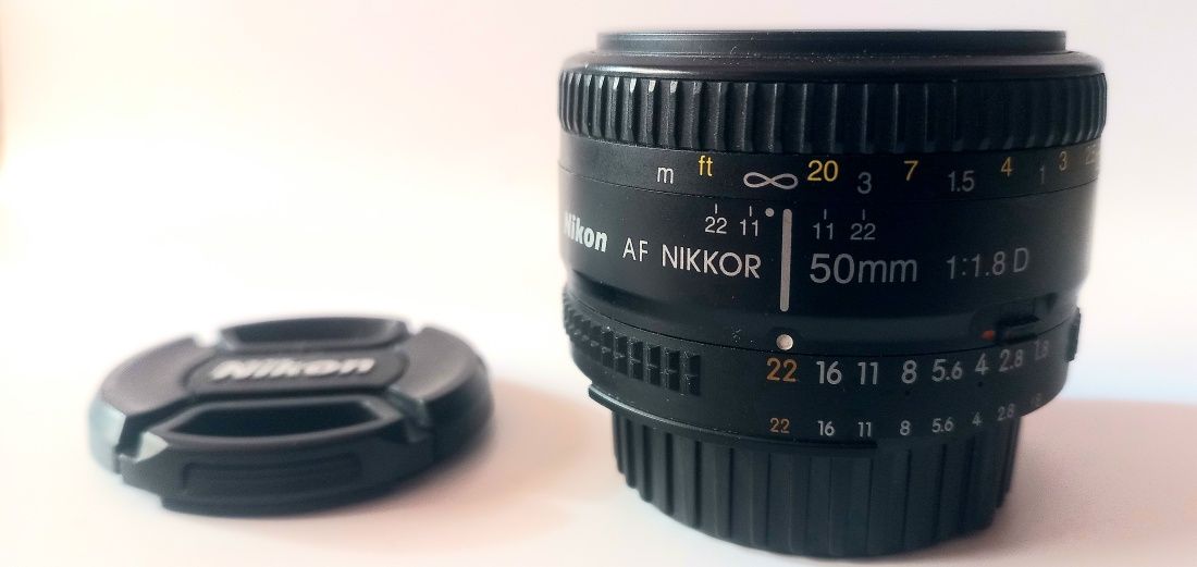 Nikon Nikkor 50 mm. 1.8D, Гарантія шість місяців. Лізинг!