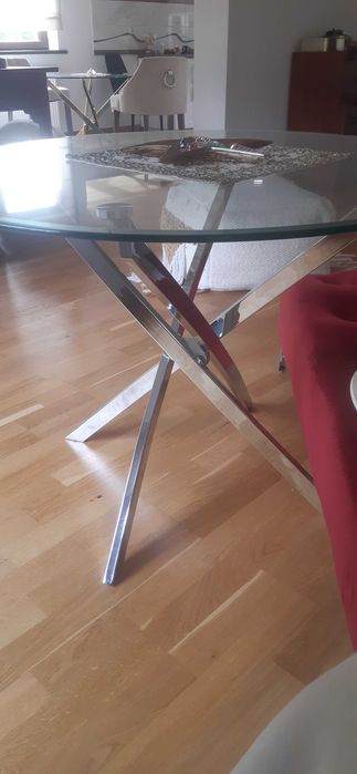 Stół szklany Glamour 100cm