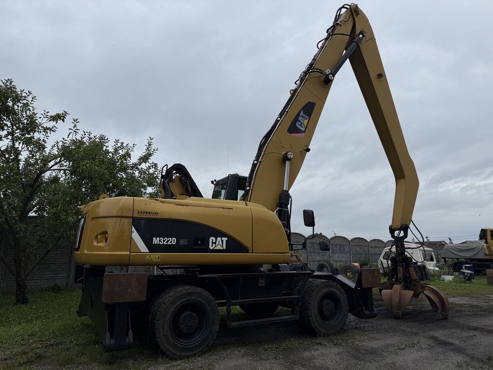 Cat M322D koparka przeładunkowa do złomu kruszywa węgla